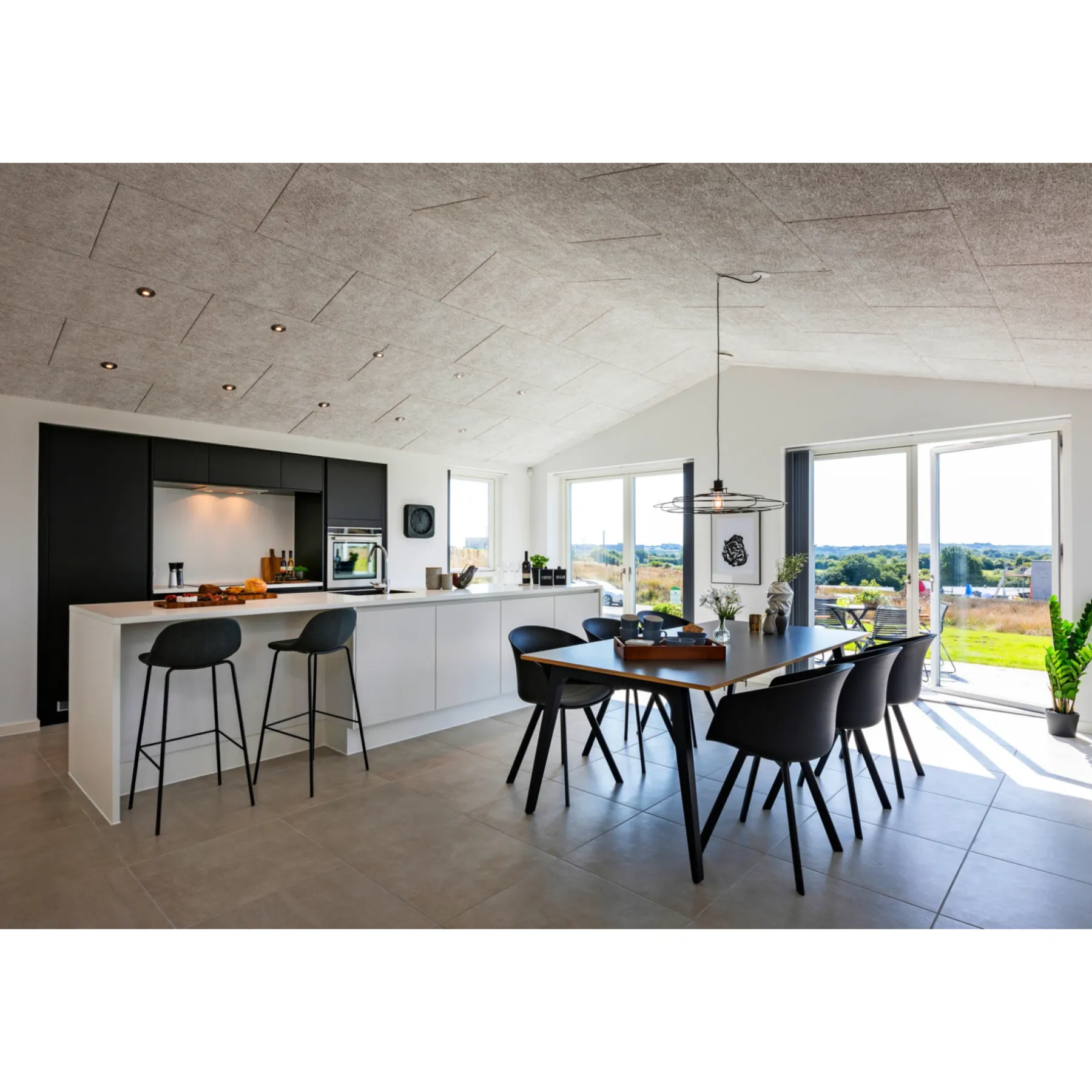 Træbeton ^ Troldtekt AKUSTIKPLADE 25 X 600 X 1200 MM EXTREM FIN HVID
