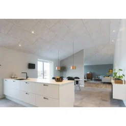 Træbeton ^ Troldtekt AKUSTIKPLADE 25 X 600 X 1200 MM EXTREM FIN HVID