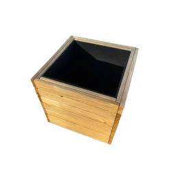 PLANTEKUMME TRYKIMPRÆGNERET TRÆ BRUNBEJDSET 36,5×36,5×35 CM>Upyard Outlet