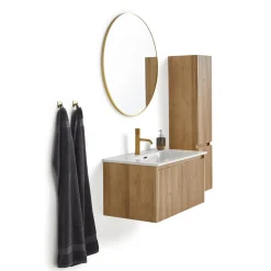 Badeværelsesmøbler ^ VASSO ROMA SOFTCLOSE BADMØBEL VARM EG 1 SKUFFE 80 CM