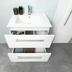 BADMØBEL HVID MAT 2 SKUFFER 60 CM>VASSO Clearance