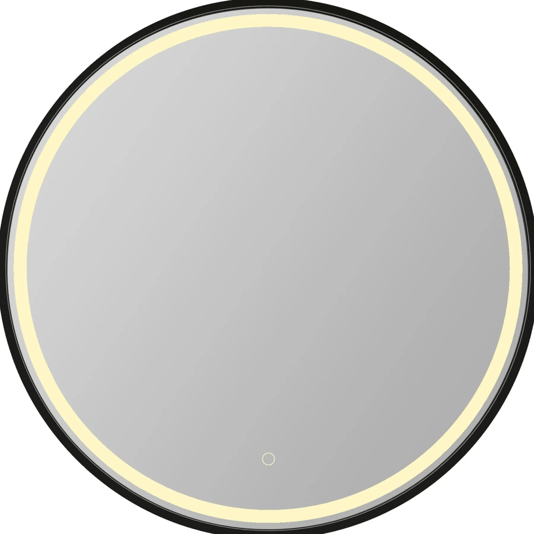 CAVO RUNDT SPEJL MED LED-LYS Ø80 CM MAT SORT>VASSO Outlet
