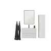 MILANO SOFTCLOSE BADMØBEL HVID 2 SKUFFER 80 CM>VASSO Clearance