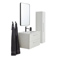 MILANO SOFTCLOSE BADMØBEL HVID 2 SKUFFER 80 CM>VASSO Clearance