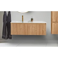 Badeværelsesmøbler ^ VASSO ROMA SOFTCLOSE BADMØBEL VARM EG 2 SKUFFER 120 CM
