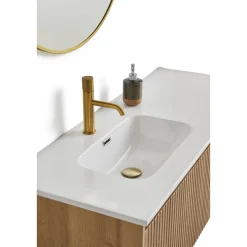 Badeværelsesmøbler ^ VASSO ROMA SOFTCLOSE BADMØBEL VARM EG 2 SKUFFER 120 CM