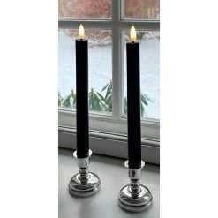 2-PAK SORTE 24 CM LED KRONELYS>Veli Line Best