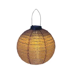 RUND SOLCELLE LANTERNE GYLDENBRUN 25 CM>Veli Line Best