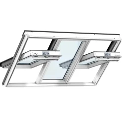 Ovenlysvinduer ^ Velux STUDIO 3I1 VIPPEVINDUE HVIDMALET TRÆ 188 X 140 CM GGLSFFKF082066