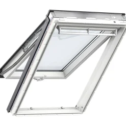 Ovenlysvinduer ^ Velux TOPHÆNGT VINDUE HVID POLYURETAN 78 X 140 CM GPU MK08 0068