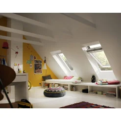 Ovenlysvinduer ^ Velux VIPPEVINDUE HVID POLYURETAN 55 X 78 CM GGU CK02 0066