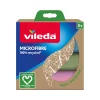 Klude ^ Vileda MICROFIBER KLUD BLÅ/GRØN/PINK 3 STK