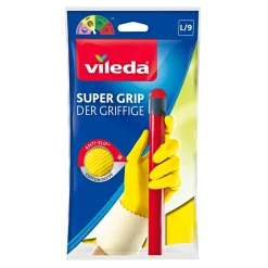 SUPER GRIP GUMMIHANDSKE L>Vileda New