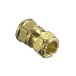 Messing Fittings ^ VVS Trading 221. OVERGANGSMUFFE 1/2"X12X110 MM
