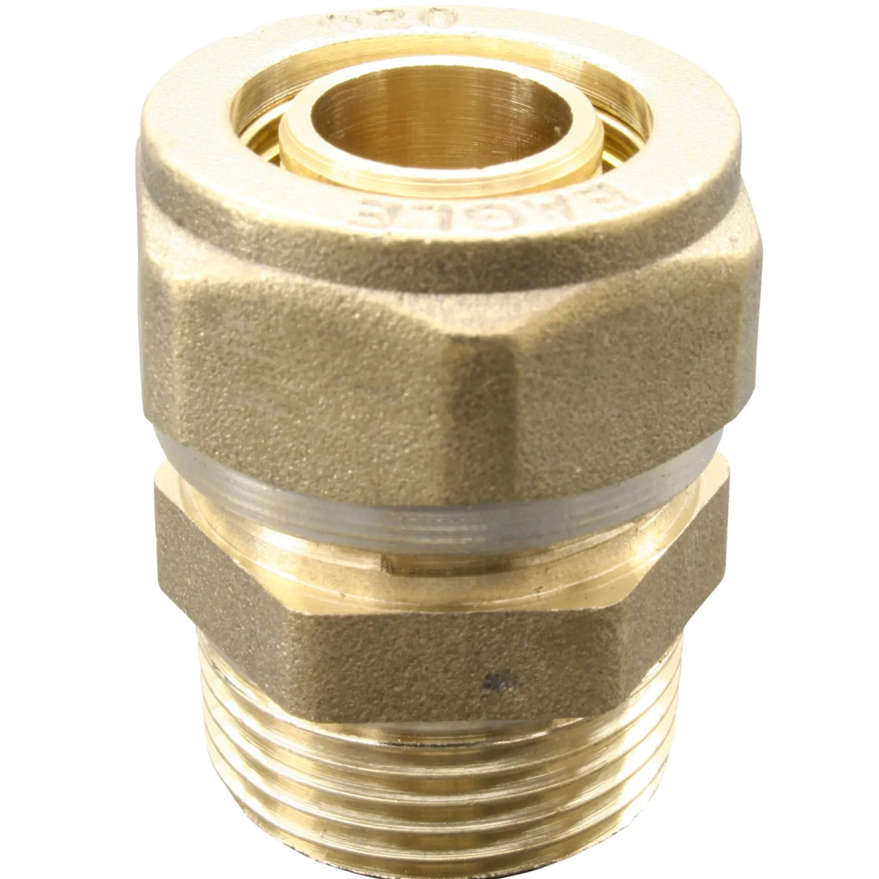 Pex Rør & Fittings ^ VVS Trading 87066. OVERGANGSNIPPEL 3/4"X20X110 MM