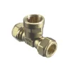 Messing Fittings ^ VVS Trading 213. TEE 1/2"X15X15X110 MM