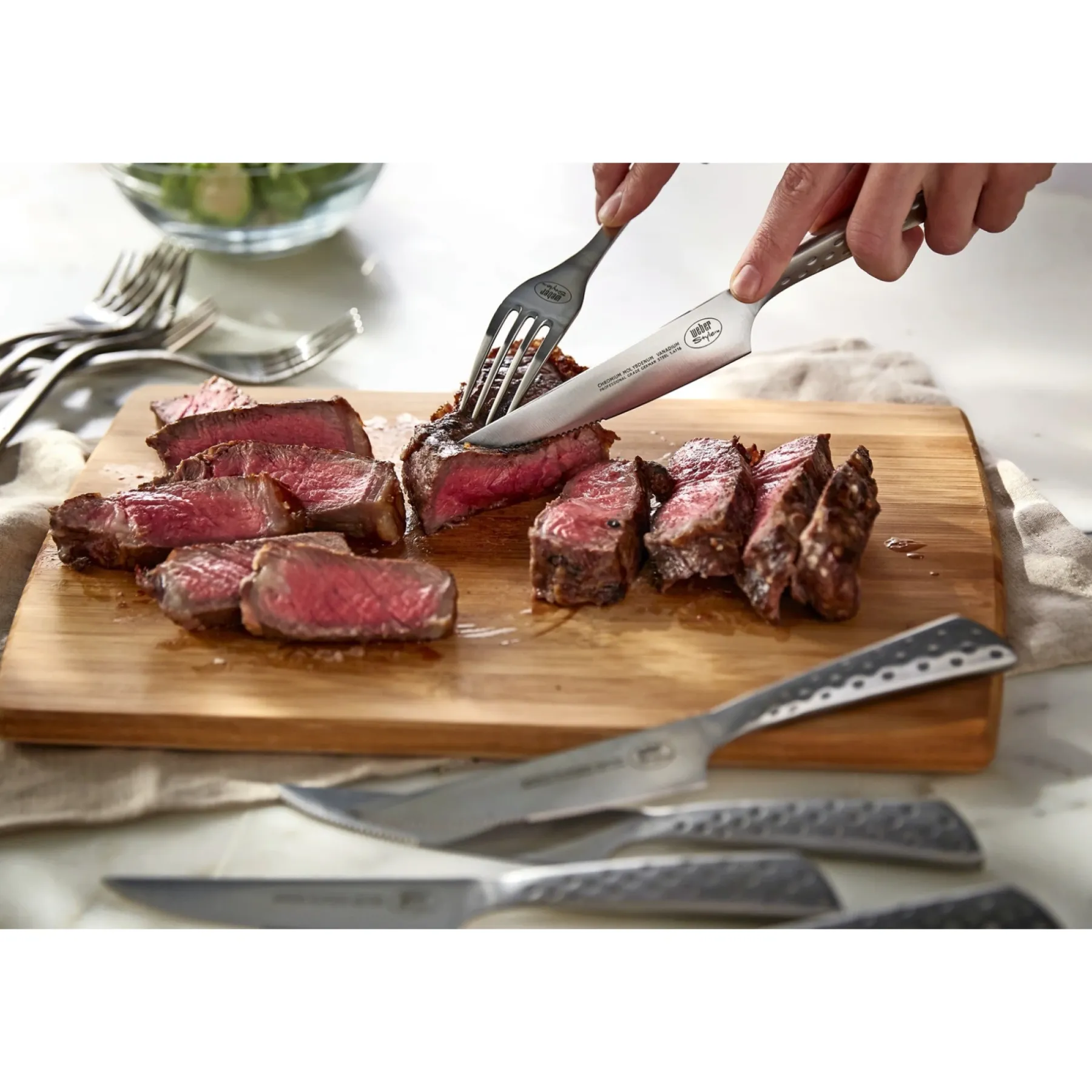 DELUXE STEAKSÆT>Weber Outlet