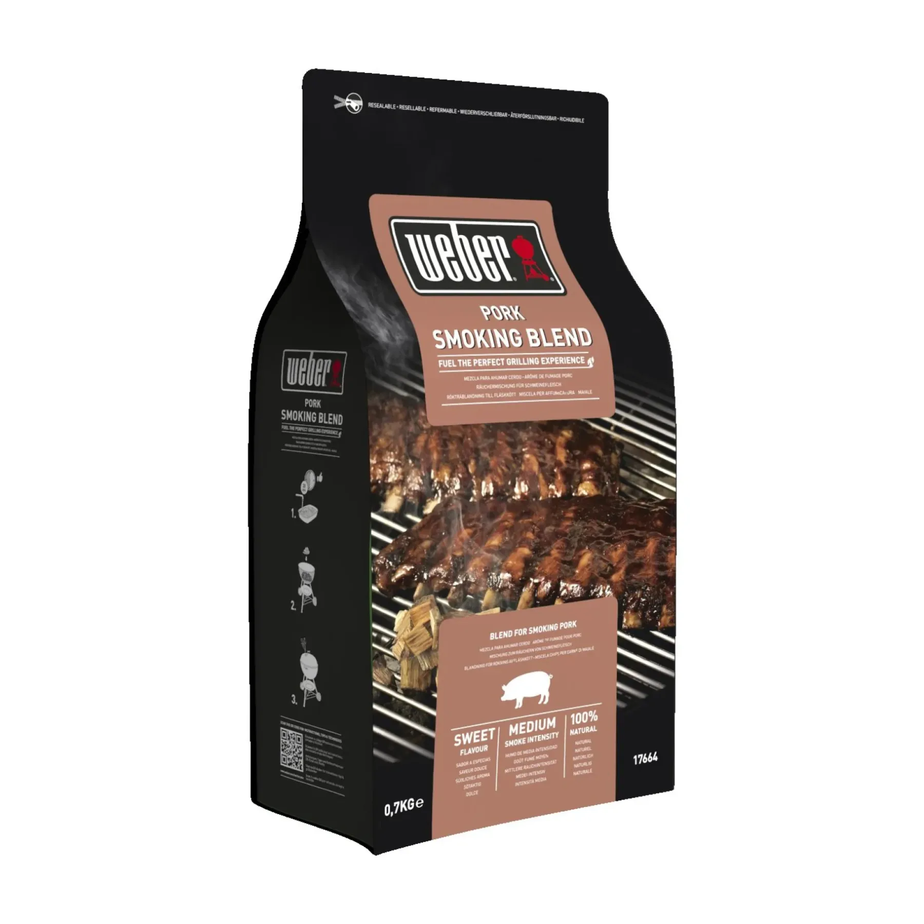 Grilltilbehør ^ Weber RØGCHUNKS/RØGFLIS