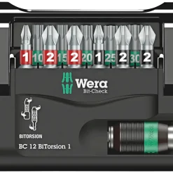 BIT CHECK BITORSION BITSSÆT 12 STK>Wera New