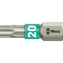 Tilbehør Elværktøj ^ Wera 3867/1 BITS TX20 10 STK PR PK