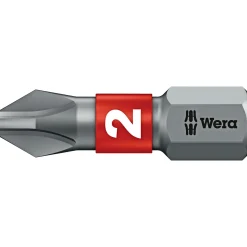Tilbehør Elværktøj ^ Wera 851/1 BTZ, 2X25 BITS PH2 10 STK PR PK