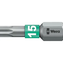 Tilbehør Elværktøj ^ Wera 867/1BTZ, 15X25 BITS TX 15 10 STK PR PK
