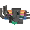 Fastnøgle ^ Wera 950/9 MULTICOLOUR 2 STIFTNØGLESÆT 1,5-10 MM 9 DELE