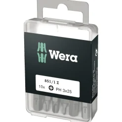Tilbehør Elværktøj ^ Wera 851/1 Z BITSSÆT PH3 10 STK
