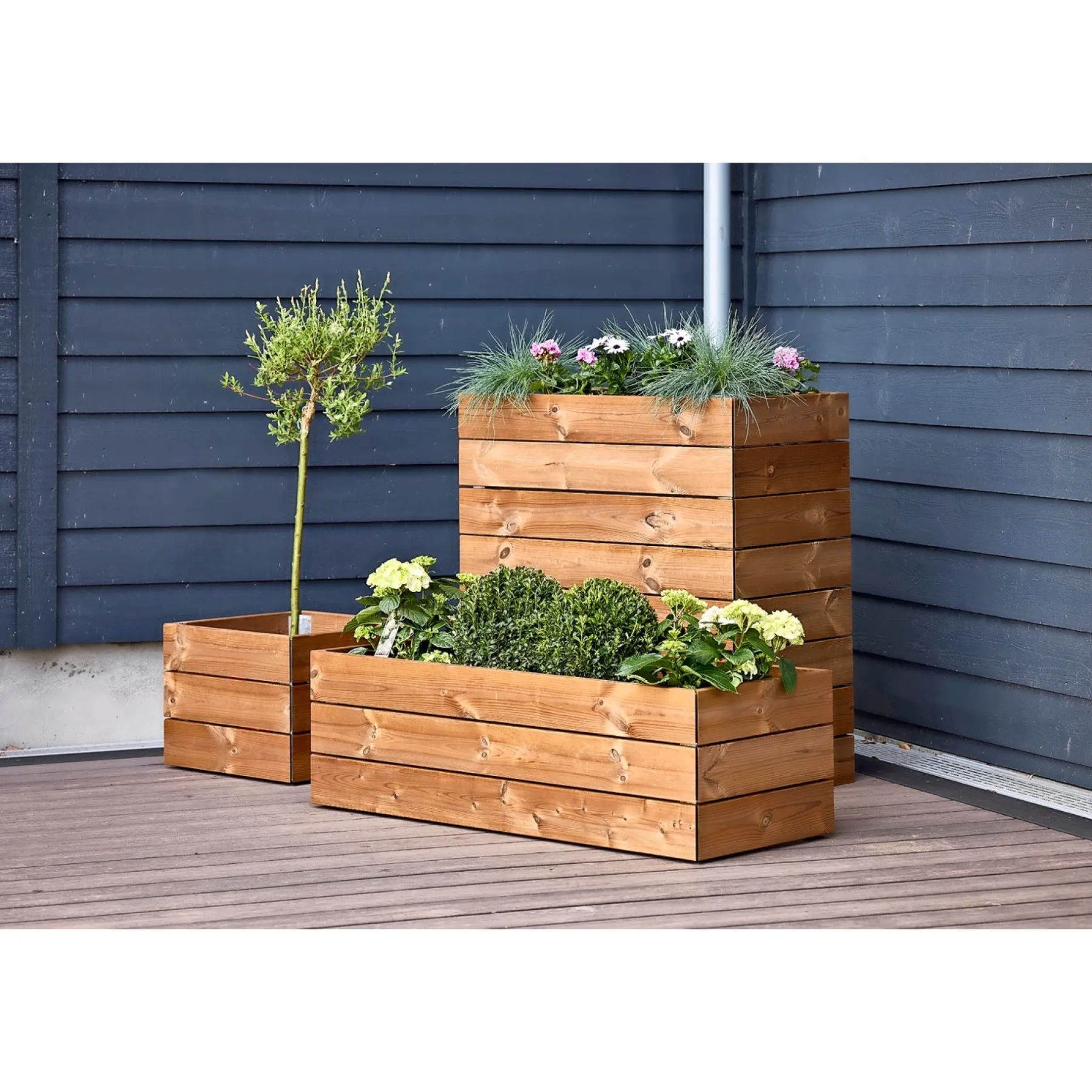 Højbede & Plantekasser ^ Wimex PLANTEKASSE FYR 36 X 48.20 X 118.20 CM