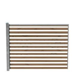 Træhegn ^ Wimex TREND ROMBE S50 HEGNSFAG VARMEBEHANDLET FYR 189.30 X 140 CM