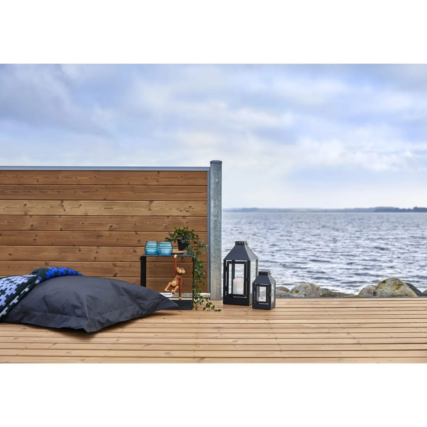 Træhegn ^ Wimex TREND V-PROFIL HEGNSFAG THERMOBEHANDLET GRAN 189.30 X 180 CM