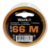 PAKKE TAPE 48 MM SØLV/SORT>Work>it Clearance