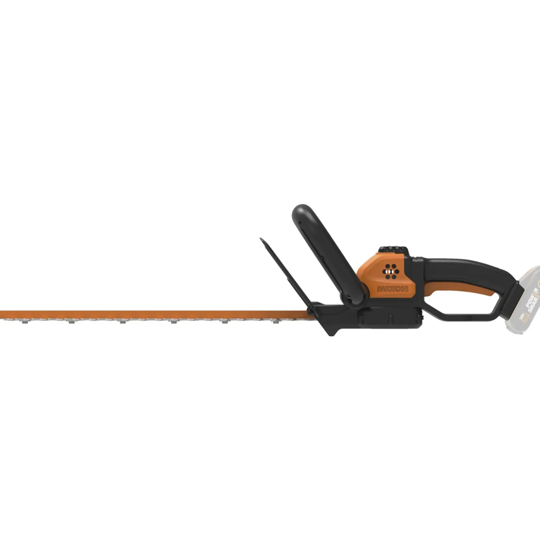Hækkeklippere ^ Worx POWERSHARE WG261E.9 HÆKKEKLIPPER 46 CM UDEN BATTERI OG LADER