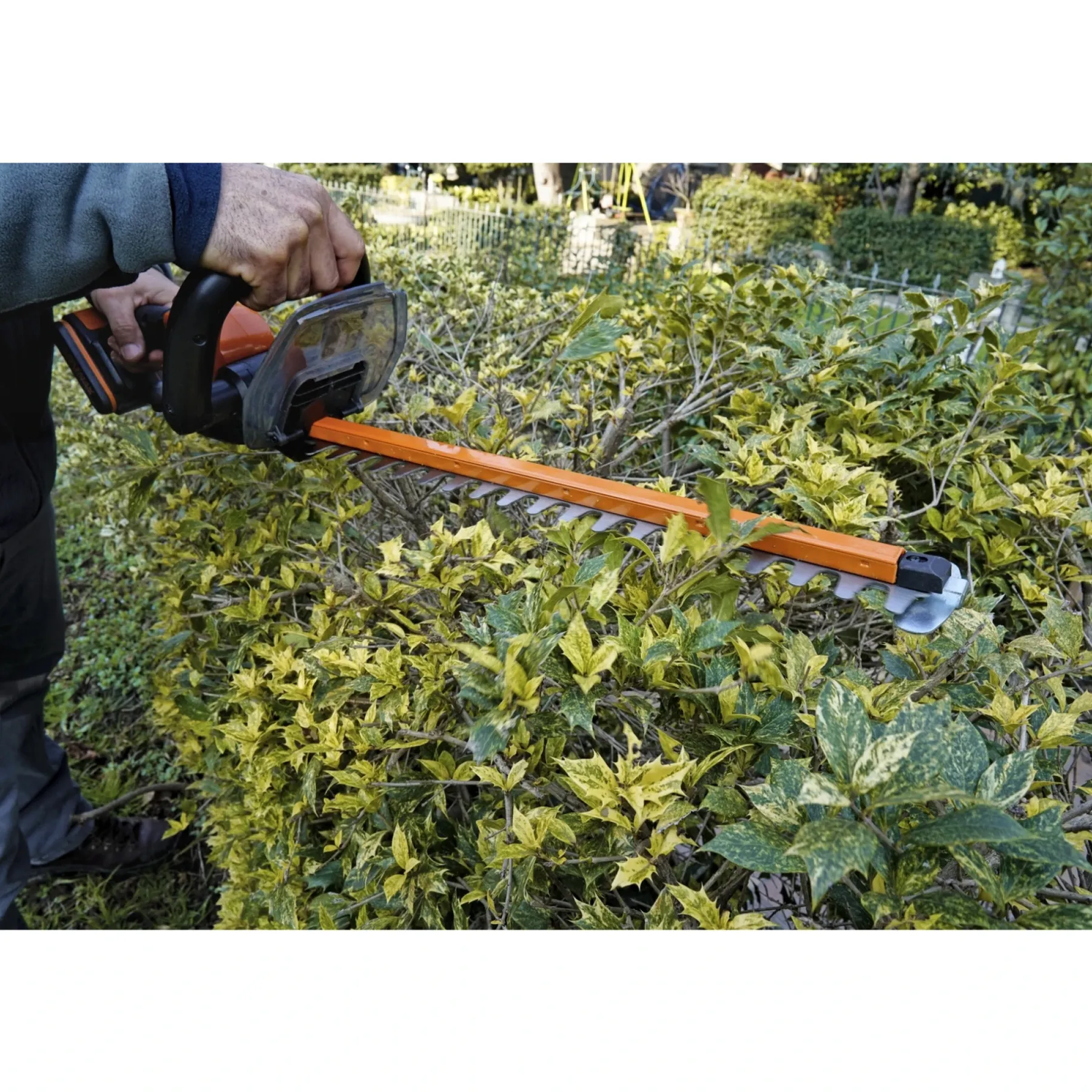 Hækkeklippere ^ Worx POWERSHARE WG261E.9 HÆKKEKLIPPER 46 CM UDEN BATTERI OG LADER