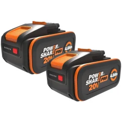 WA3644.2 BATTERI 20V 4 AH 2 STK/PK>Worx Best