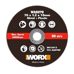 WA6075 DIAMANTKLINGE 76X1,3X10MM>Worx Sale