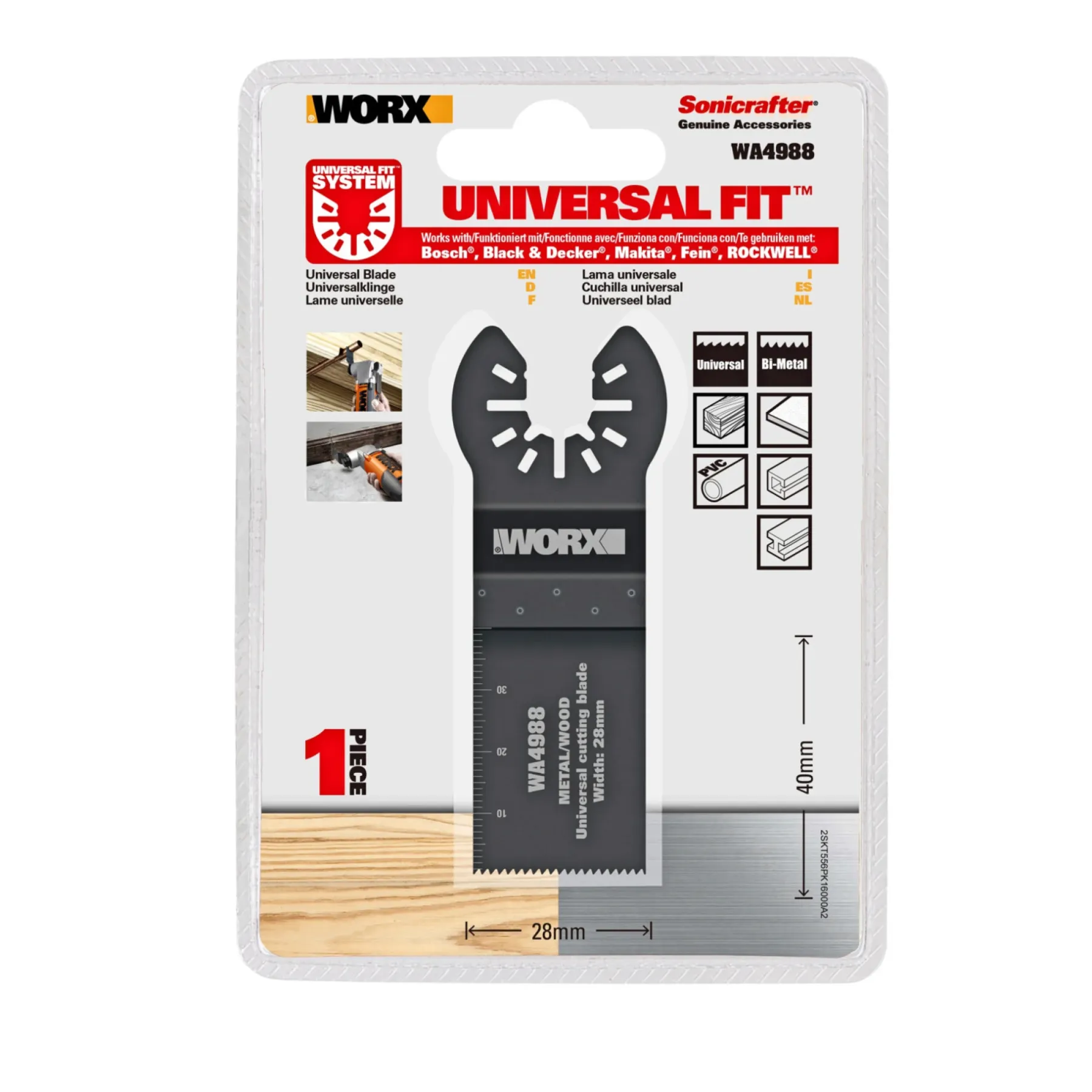 WA4988 KLINGE 40X28 MM>Worx Sale