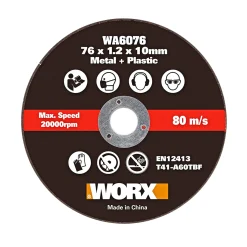 WA6076.3 KLINGE 76X1,2X10MM>Worx Online