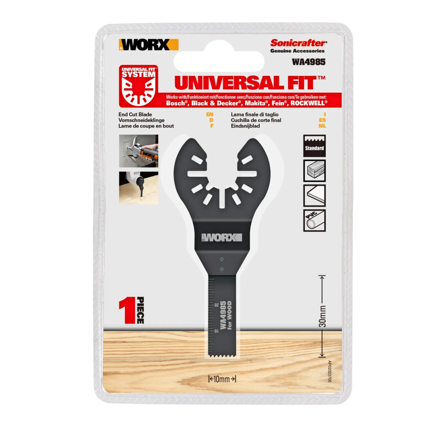 WA4985 MULTIVÆRKTØJ AKKU 20V UDEN BATTERI>Worx Sale