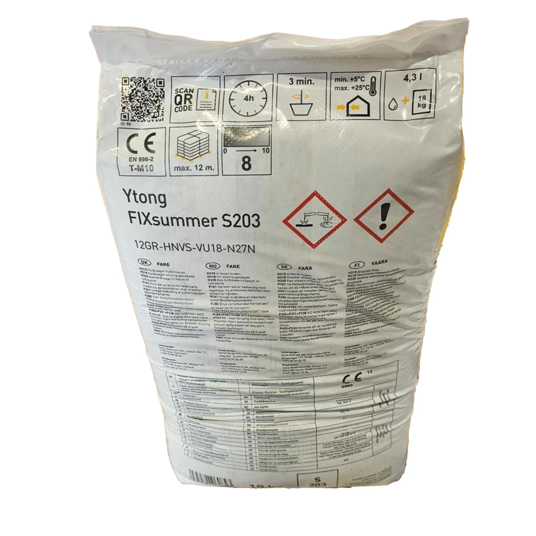 SOMMER LIM 18 KG>Xella Ytong Clearance