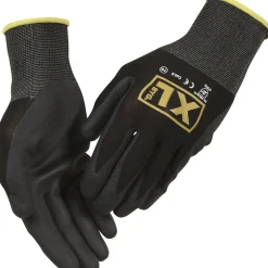Arbejdshandsker ^ XL-BYG FLEXIBLE 006.90 ARBEJDSHANDSKE CE 10 SORT 1 PAR