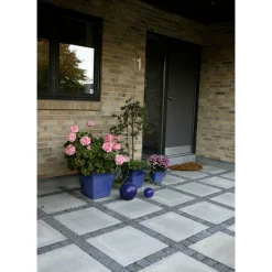 Natursten ^ XL-BYG G654 CHAUSSESTEN 5 X 9 X 9 CM BLÅGRÅ