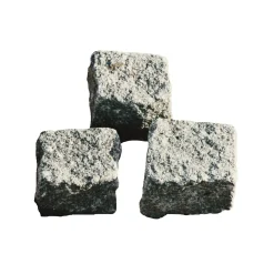 Natursten ^ XL-BYG G603 CHAUSSESTEN 8 X 9 X 9 CM LYSEGRÅ