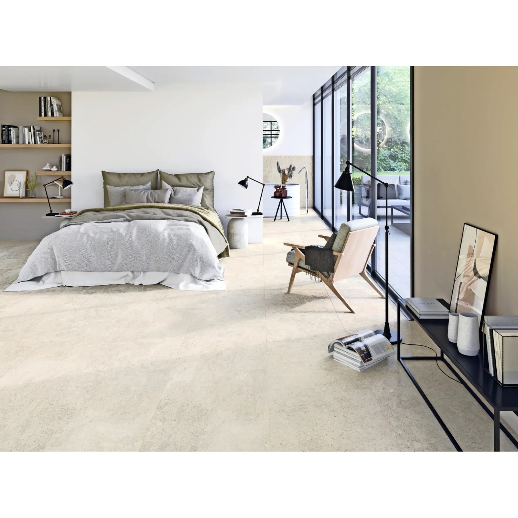 Sokkelfliser ^ XL-BYG LANDSCAPE AVORIO SOKKELFLISE 7X60 BEIGE