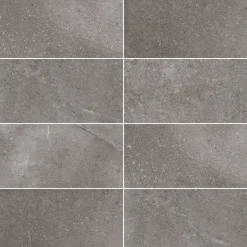 Store Fliser ^ XL-BYG LECCESE FOSSILE GULVFLISE 60X120 MØRK GRÅ