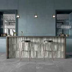 Vægfliser ^ XL-BYG LIVING GREY VÆGFLISE 31X62 GRÅ