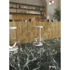 Vægfliser ^ XL-BYG MATERICI CEDRO GLOSSY VÆGFLISE 6X25 MØRK BEIGE