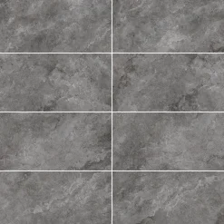 Store Fliser ^ XL-BYG QUARRY MONSOON GULVFLISE 60X120 MØRK GRÅ