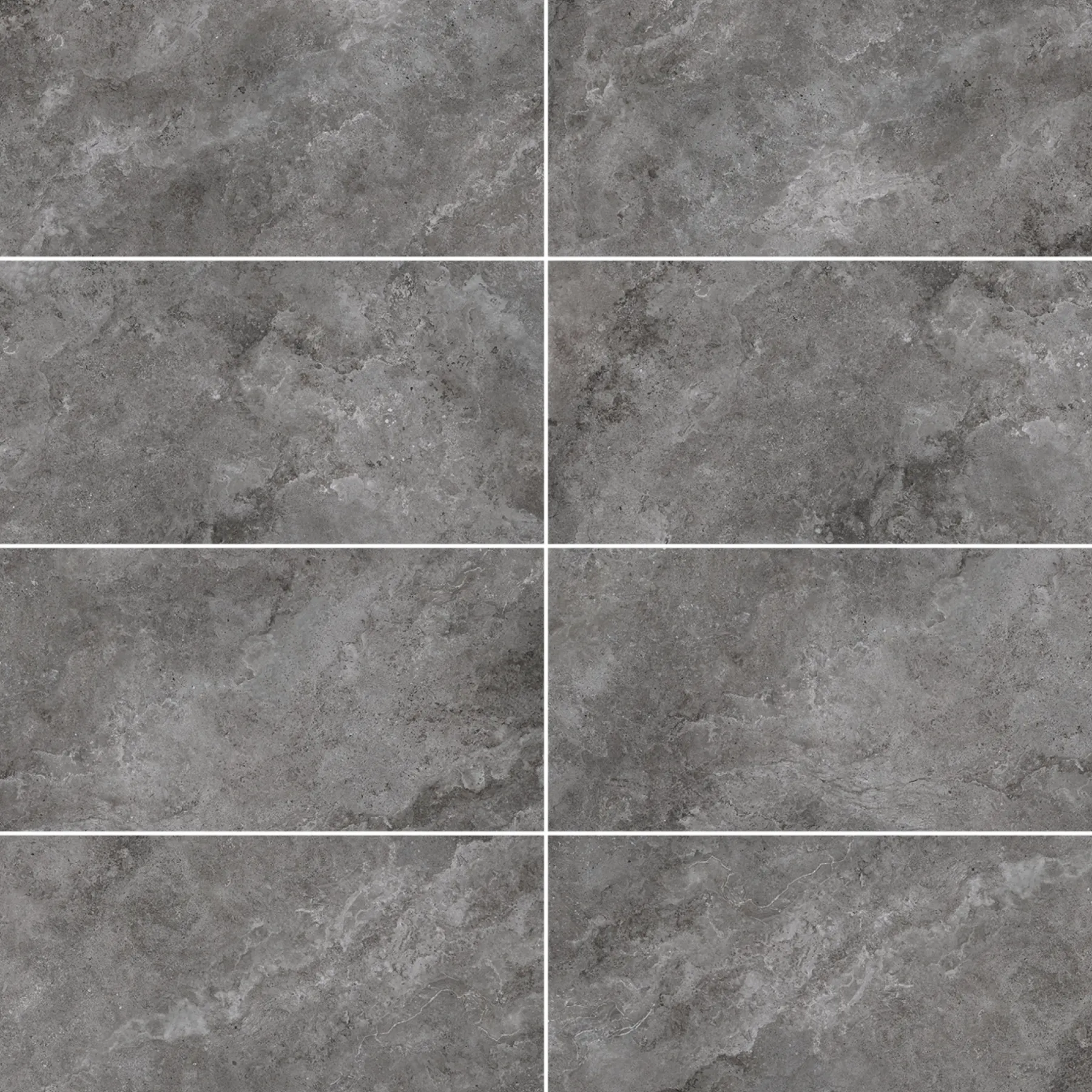 Store Fliser ^ XL-BYG QUARRY MONSOON GULVFLISE 60X120 MØRK GRÅ