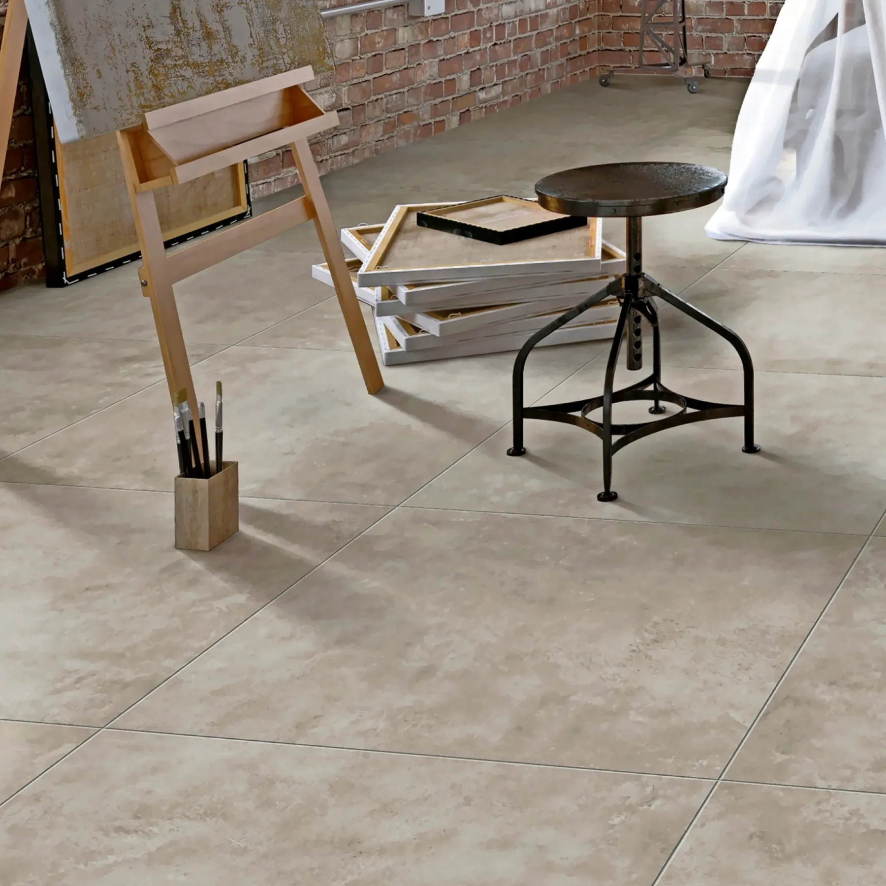 Store Fliser ^ XL-BYG RECOVER GULVFLISE 80X80 BEIGE